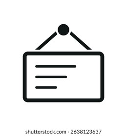 Flat blackboard icon, perfect for school, education, teaching, learning, and classroom designs modern concept