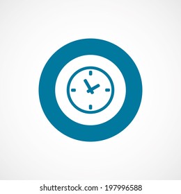 Flat Blue Time Icon