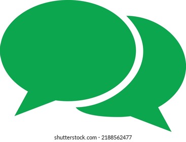 flat bold style concept illustrated icon of chatting 