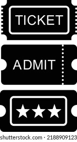 Flachbildkonzept illustriert Symbol der Ticketsammlung 