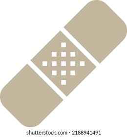 flat bold style concept illustrated icon of patch 