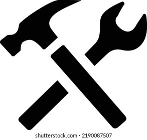 flat bold style concept illustrated icon of tools 