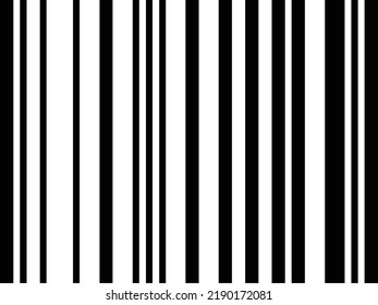 flat bold style concept illustrated icon of barcode 