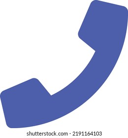 flat bold style concept illustrated icon of phone calling 