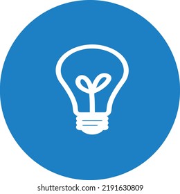 flat bold style concept illustrated icon of light 