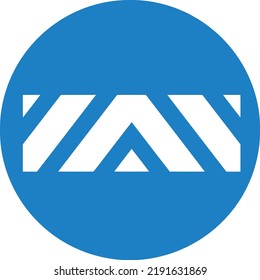 flat bold style concept illustrated icon of road protection 
