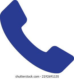flat bold style concept illustrated icon of telephone 