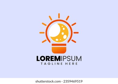 Flachbombenmoon-Logo-Symbol Symbol Symbol Logo Vektorgrafik