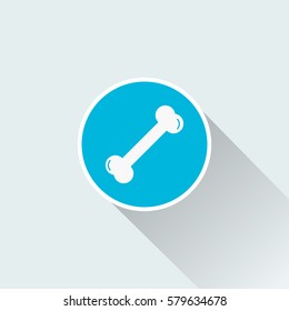 flat bone icon
