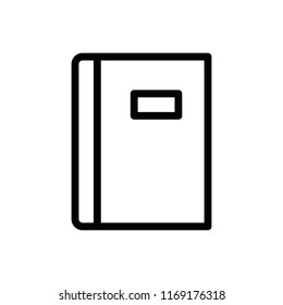 flat book icon