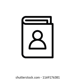 flat book icon