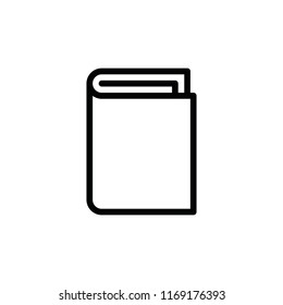 flat book icon