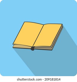 flat book icon