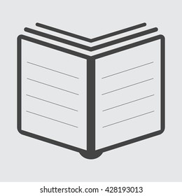 Flat book Icon