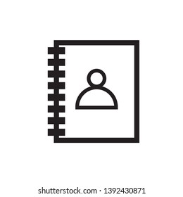 flat book icon symbol sign, vector, eps 10