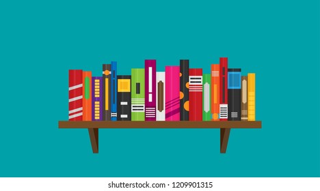 Estante plana. ícone Vetor, ilustração. Design moderno