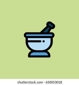 flat bowl icon