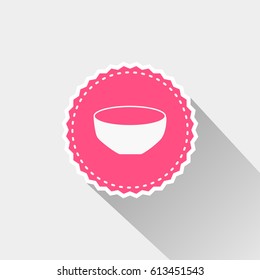 flat bowl icon for kitchen