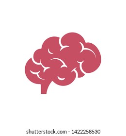 flat brain icon symbol sign, logo template, vector, eps 10