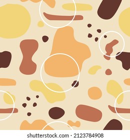 Diseño abstracto de patrones dibujado a mano plana