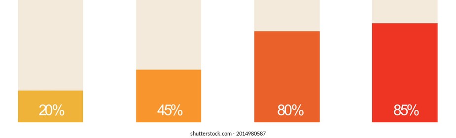 Flat budget report. Illustration of infographic business, graph and diagram planning