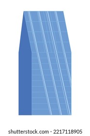 flat building icon isolated style