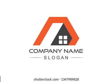 flat building logo