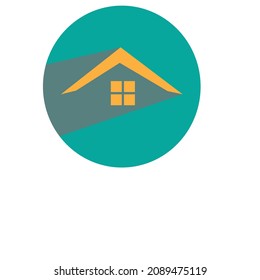 flat building logo or minimalist building logo