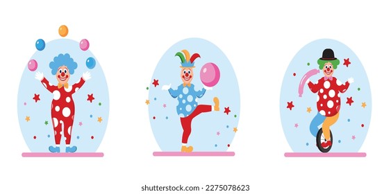 Flat Bundle April Fools Design Illustration