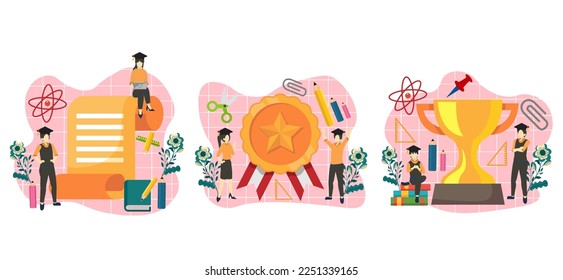 Illustration zum Design von Pauschalpaketen
