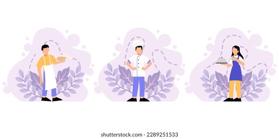 Flat Bundle Labour Day Design Illustration