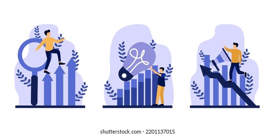 Ilustración de diseño de un paquete plano