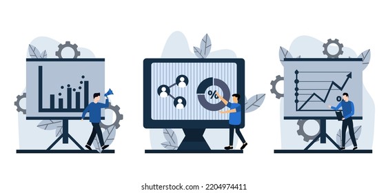 Flat bundle marketing design illustration