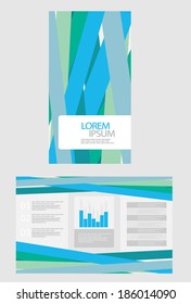 flat business brochure design