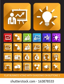 FLAT BUSINESS ICONS WITH SHADOWS ON BUTTONS 3.jpg Flat Business Icons with Shadows on Buttons 3.