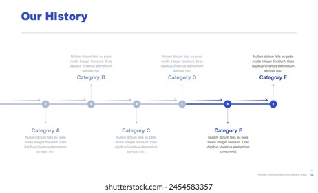 Flat business infographic diagram vector slide presentation template