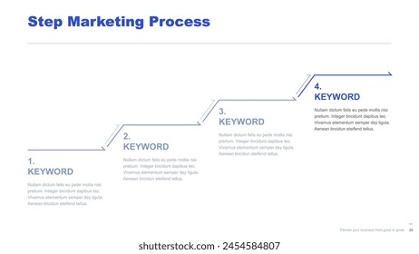 Flat business infographic diagram vector slide presentation template