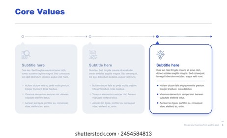 Flat business infographic diagram vector slide presentation template