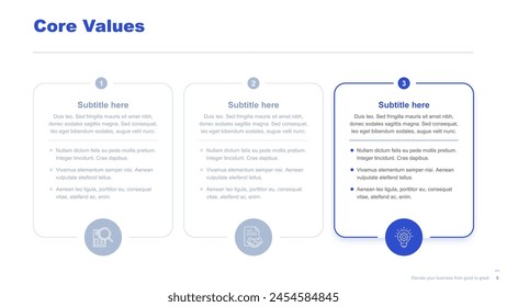Flat business infographic diagram vector slide presentation template