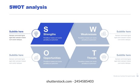Flat business infographic diagram vector slide presentation template