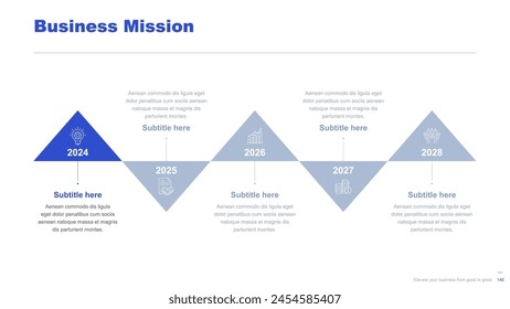 Flat business infographic diagram vector slide presentation template