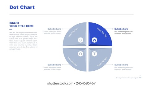 Flat business infographic diagram vector slide presentation template