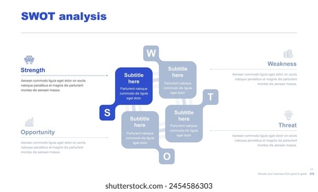 Flat business infographic diagram vector slide presentation template