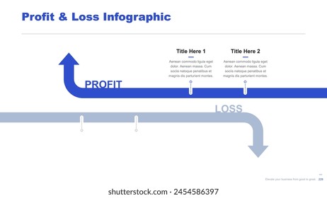 Flat business infographic diagram vector slide presentation template