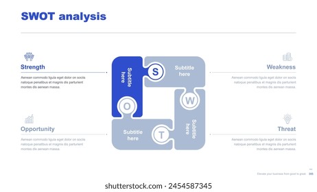 Flat business infographic diagram vector slide presentation template