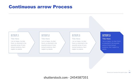 Flat business infographic diagram vector slide presentation template