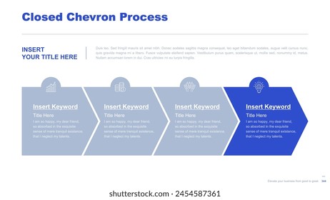 Flat business infographic diagram vector slide presentation template