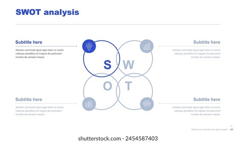 Flat business infographic diagram vector slide presentation template