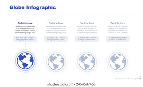 Flat business infographic diagram vector slide presentation template