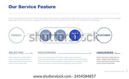 Flat business infographic diagram vector slide presentation template